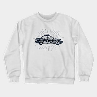 New York. Big Apple Crewneck Sweatshirt